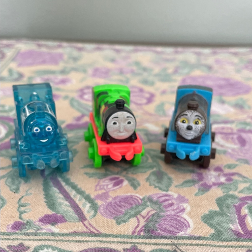 Thomas & Friends Blue and Green Train Mini’s, set of 3